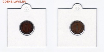 Третий рейх-Нацистская Германия 1 рейхспфенниг 1937-1939 - 1