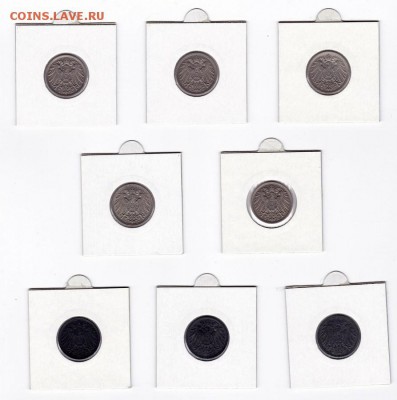 Германская империя 10 пфенниг 1900-1922 (8монет) до 06.04.18 - 10 (1)