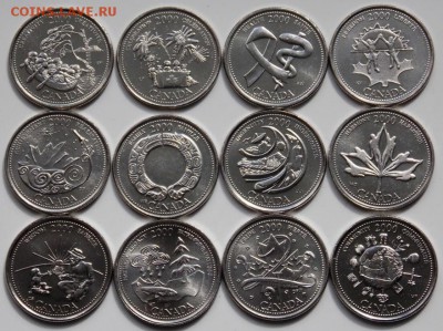 Монеты Канады, бим и серебро 1, 2, 3 рубля Россия, Казахстан - 05663 a