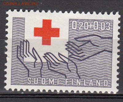 Финляндия 1963 красный крест 1м - 273