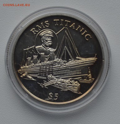 Либерия 5$ 1998. Титаник (RMS TITANIC) d37 мм до 04.04 22-30 - 2501.JPG
