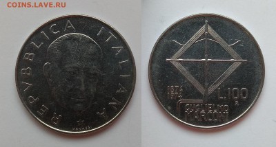 Италия 100 лир 1974 г 100 лет Маркони - 5.04 22:00:00 мск - IMG_20180331_150234