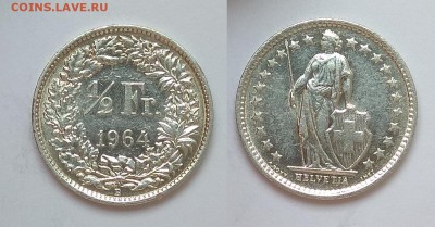 2 франка 1964 года серебро  - 5.04 22:00:00 мск - IMG_20180401_123711