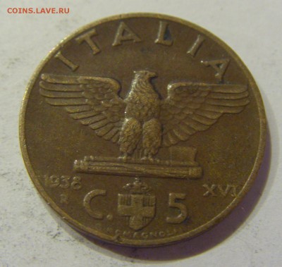 5 чентезимо 1938 Италия №1 07.04.2018 22:00 МСК - CIMG8389.JPG