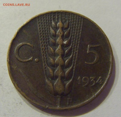 5 чентезимо 1934 Италия №1 07.04.2018 22:00 МСК - CIMG8429.JPG