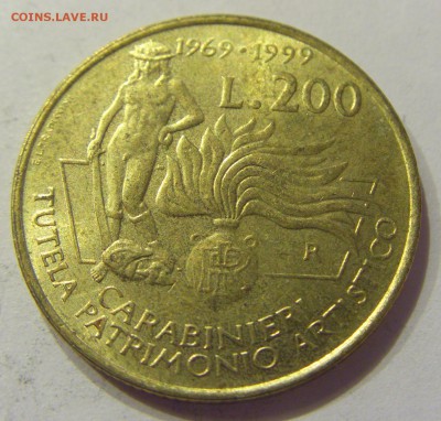 200 лир 1999 карабинеры Италия №1 07.04.2018 22:00 МСК - CIMG8461.JPG