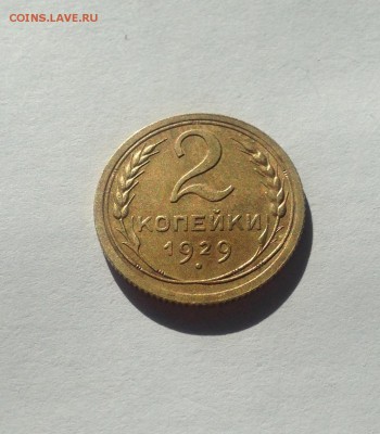 2 копейки 1929г. , до 07.04.18г. - 229-5