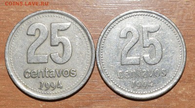 Аргентина 25 сентаво 1994 Разновиды? - _DSC0346.JPG