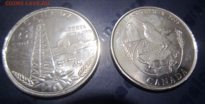 Канада 25 центов 2005 года: Провинция Альберта и Соскечивань - IMG_0275.JPG