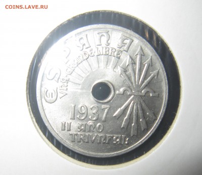 Испания 25 сантимов 1937 год - IMG_0104