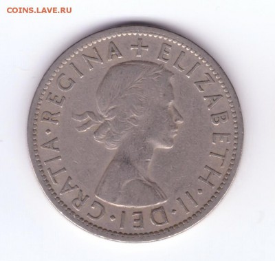 Великобритания HALF CROWN - 1а