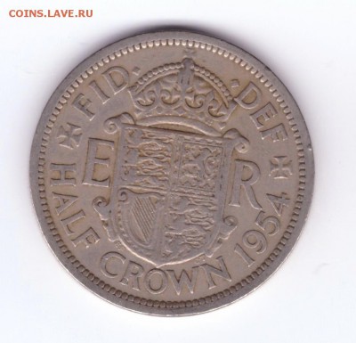 Великобритания HALF CROWN - 1б