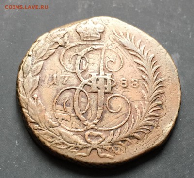 2 копейки, 1788 год. Перечекан - B04C4D0A-A016-48CE-97C7-B4203DBEFC88
