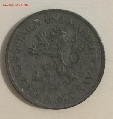 Чехия и Моравия 1 крона 1943 до 22-05 05.04.2018 - 9г.JPG