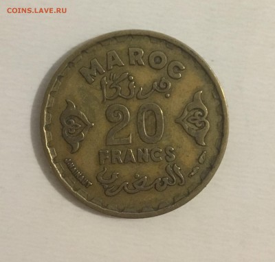 Марокко 20 франков 1952 до 22-05 05.04.2018 - 12в.JPG