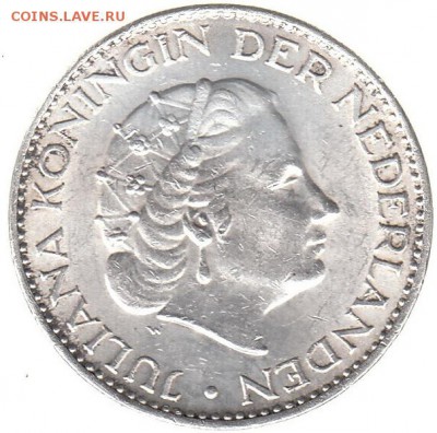 Нидерланды 1 гульден 1965 до 4.04 в 22.00 - bq