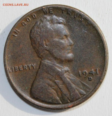 С 1 РУБ.  USA ONE CENT 1941г."D"  до 9.04 в 22-00 - IMG_1802.JPG