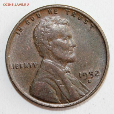 С 1 РУБ.  USA ONE CENT 1952г."D"  до 9.04 в 22-00 - IMG_1770.JPG
