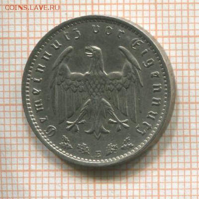 Германия 1 марка 1939г. Е - 1648