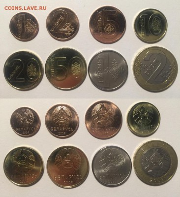 Беларусь годовой набор 2009 UNC - Беларусь 2009