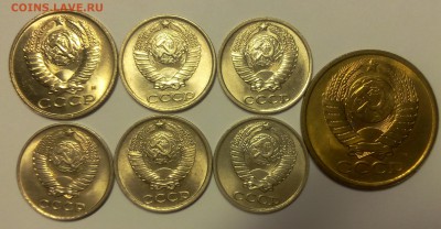 10 коп 1980,81,82,83,87, 15 и 5 коп 1991м мешков UNC до 4.04 - IMG_20180403_210637.JPG