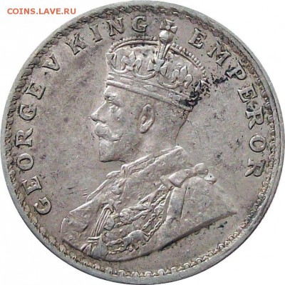Тибет 10 сранг и Индия 1 руп 1916 4MN6I3I9 - india 1 rupia-1
