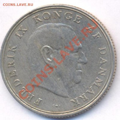Дания 1 крона 1962 г. До 15.04.11 г. 20-00 МСК. - Дания 1 62.1