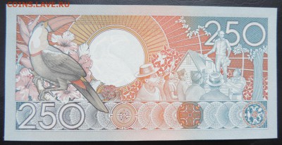 СУРИНАМ 250 гульденов 1988г., ДО 08.04. - 250 гульденов 1988г., В..JPG