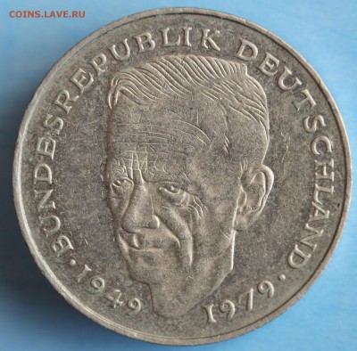 С 1 РУБ. ГЕРМАНИЯ 2 марк 1991г."F" КУРТ ШУМАХЕР до 10.04 - IMG_1968.JPG