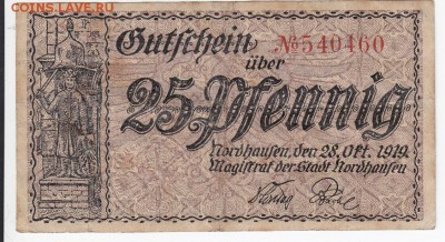 Нотгельд-Нордхаузен 25 пфеннигов 1919 г.- 10.04 в 22.00 - IMG_20180404_0010