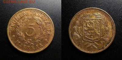 МОНЕТЫ МИРА 03-18 - Финляндия – 5 марок (1951 Н)
