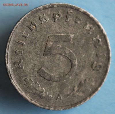 С РУБ.ГЕРМАНИЯ ПОД СОЮЗНИКАМИ 5 пфеннигов 1947г."А"до 11.4 - IMG_1978.JPG