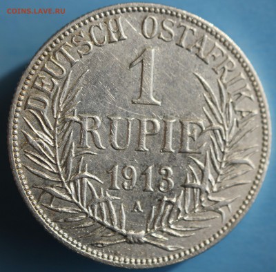 С РУБ. RAR ГЕРМАНСКАЯ ОСТ АФРИКА 1 рупия 1913г."А" до 11.04 - IMG_1927.JPG