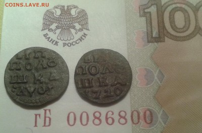 Лот полушек ВРП 1719, 1720 г.г. - 20180405_221406