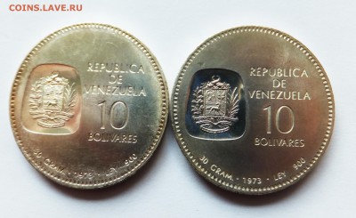 Венесуэла 10 боливар 1973 PROOF на оценку - Untitled-3