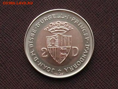 Биметалл Андорра 2 динера 1984 Животные - Горный Козел Церна - bimetall_andorra_2_dinera_1984_zhivotnye_gornyj_kozel_cerna_fauna %25281%2529