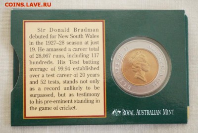 биметалл Австралия 5$ долларов 1996 Дональд Брэдмен Крикет - bimetall_avstralija_5_dollarov_1996_donald_bredmen_kriket_blister %25252525281%2525252529