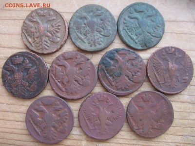 Денга 1739..1751, 10 штук - др