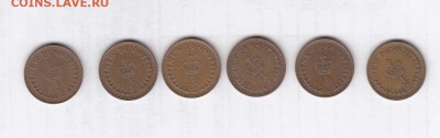 Великобритания пол пенни 1971-78 по фиксу - 85а