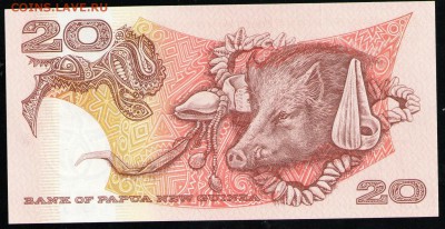 ПАПУА НОВАЯ ГВИНЕЯ 20 КИНА 1998 UNC - 6 001