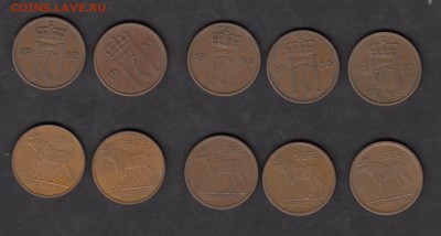 Норвегия 1952-66 5 о погодовка по фиксу - 87