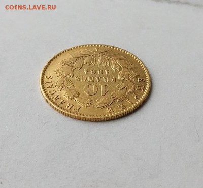 10 франков 1864 год Наполеон 3. - IMG_20180407_144919