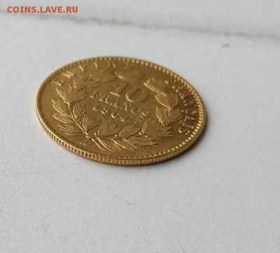 10 франков 1864 год Наполеон 3. - IMG_20180407_144851