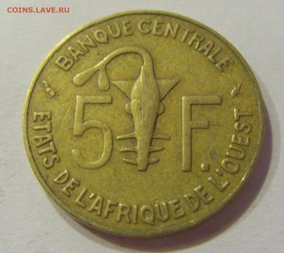 5 франков 1980 Западно-Африканские Штаты №1 13.04.2018 22:00 - CIMG8951.JPG
