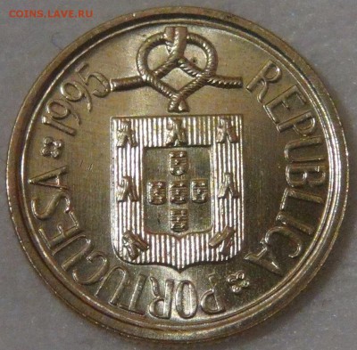 Португалия 1 эскудо 1995 UNC до 11.04.18 (ср. 22-30) - DSC02398.JPG