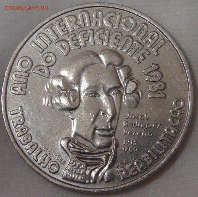 Португалия 100 эскудо 1982 год инвалидов 11.04.18 (ср. 22-30 - DSC02350.JPG