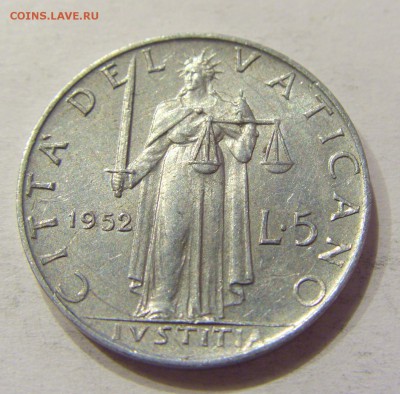 5 лир 1952 Ватикан №1 13.04.2018 22:00 МСК - CIMG9130.JPG