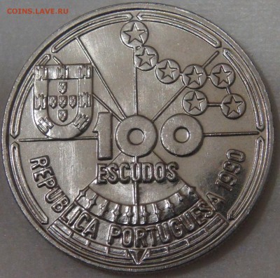 Португалия 100 эскудо 1990 UNC Астронавигация 11.04.18(22-30 - DSC02255.JPG