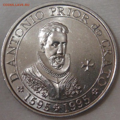 Португалия 100 эскудо 1995 UNC Антонио 11.04.18 (ср. 22-30) - DSC02221.JPG