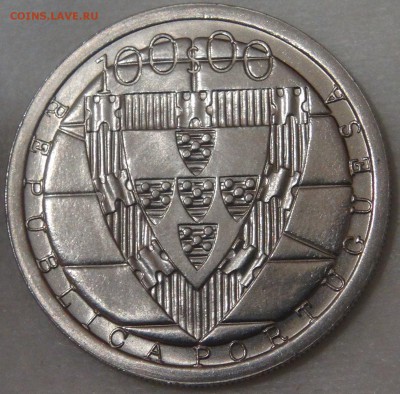 Португалия 100 эскудо 1985 UNC Альжубаротте 11.04.18ср.22-30 - DSC02211.JPG